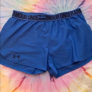 Royal blue under armour shorts